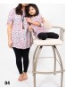 Kid's Off The Shoulder Flower Print Fashion Top